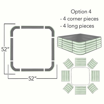 Original 8-in-1 Metal Raised Garden Bed