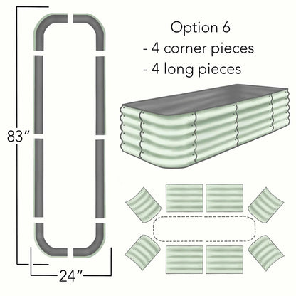 Original 8-in-1 Metal Raised Garden Bed
