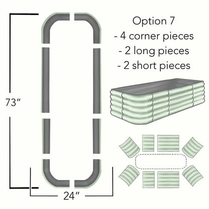 Original 8-in-1 Metal Raised Garden Bed